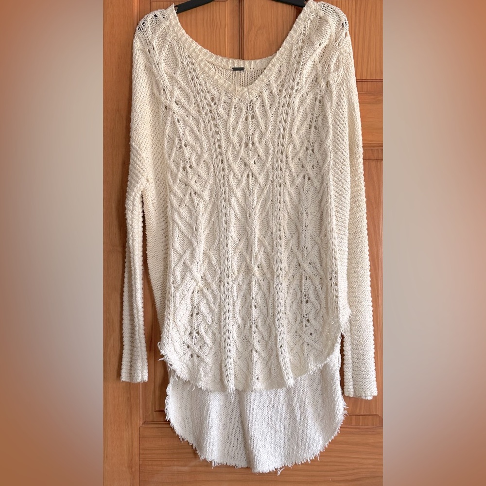 NWOT!  Free People Oversized Knitted Sweater
